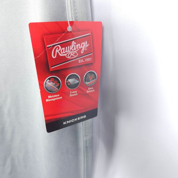 NWT Rawlings Mens Med 32x18 Premium Knee High Pro-Dri Baseball Knicker Pants - Picture 2 of 8